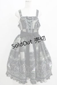 metamorphose / 【プラスサイズ】Grimoire〜星影の魔導書〜あみあげジャンパースカート プラスサイズ ダークネス H-25-04-16-007-ME-OP-NS-ZH
