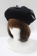 m petit by misako / AM*NIリボンベレー  ブラック H-25-04-16-076-LO-AC-NS-ZH