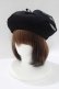 画像1: m petit by misako / AM*NIリボンベレー  ブラック H-25-04-16-076-LO-AC-NS-ZH (1)