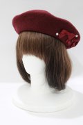 m petit by misako / AMミニリボンバスクベレー  ボルドー H-25-04-16-079-LO-AC-NS-ZH