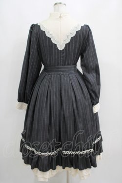 画像3: Miss Point（海外ロリータブランド） / 薔薇人形ワンピース XL グレー/ストライプ H-25-04-16-008-EL-OP-NS-ZH