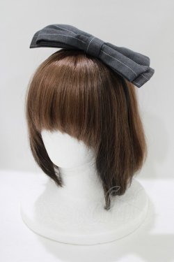 画像4: Miss Point（海外ロリータブランド） / 薔薇人形ワンピース XL グレー/ストライプ H-25-04-16-008-EL-OP-NS-ZH