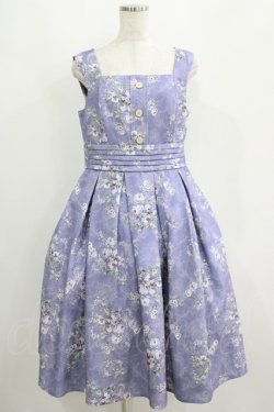 画像1: Forest Wardrobe（海外ロリータブランド） / 森林のかご2.0 花柄ワンピース L 小バラ（紫） H-25-04-16-009-GO-OP-NS-ZH