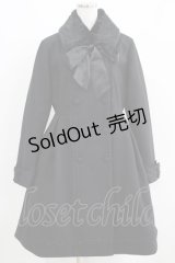 axes femme / Red Label W釦レースバッスルコート M ブラック H-25-04-16-011-AX-CO-NS-ZT-C053