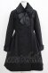 画像1: axes femme / Red Label W釦レースバッスルコート M ブラック H-25-04-16-011-AX-CO-NS-ZT-C053 (1)