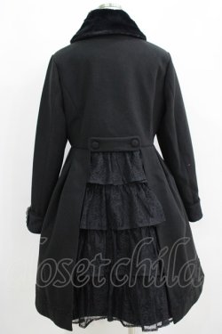画像3: axes femme / Red Label W釦レースバッスルコート M ブラック H-25-04-16-011-AX-CO-NS-ZT-C053