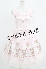 BABY,THE STARS SHINE BRIGHT / くみゃちゃんのSweet Heart Check柄ジャンパースカートI Free ピンク H-25-04-16-002-BA-OP-NS-ZH