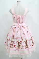画像3: BABY,THE STARS SHINE BRIGHT / くみゃちゃんのSweet Heart Check柄ジャンパースカートI Free ピンク H-25-04-16-002-BA-OP-NS-ZH (3)