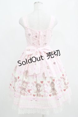 画像3: BABY,THE STARS SHINE BRIGHT / くみゃちゃんのSweet Heart Check柄ジャンパースカートI Free ピンク H-25-04-16-002-BA-OP-NS-ZH