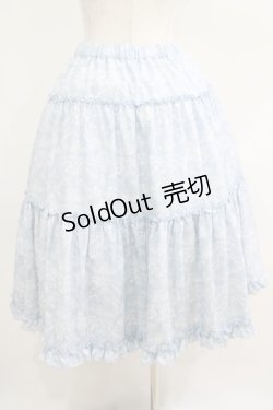 画像3: m petit by misako / NINA'Sコラボスカート L サックス/アイボリー リバーシブル H-25-04-16-023-LO-SK-NS-ZH