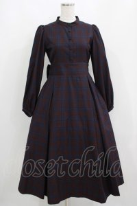 Maison de FLEUR Petite Robe canone / ニナのお茶会ワンピース S Bordeaux H-25-04-16-024-EL-OP-NS-ZH