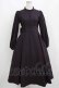 画像1: Maison de FLEUR Petite Robe canone / ニナのお茶会ワンピース S Bordeaux H-25-04-16-024-EL-OP-NS-ZH (1)