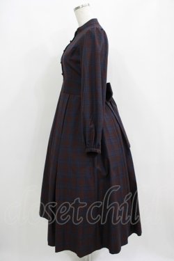 画像2: Maison de FLEUR Petite Robe canone / ニナのお茶会ワンピース S Bordeaux H-25-04-16-024-EL-OP-NS-ZH