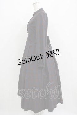 画像2: Maison de FLEUR Petite Robe canone / ニナのお茶会ワンピース S Bordeaux H-25-04-16-024-EL-OP-NS-ZH