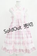 BABY,THE STARS SHINE BRIGHT / オリジナルタータンチェックベビードールジャンパースカートセット Free ピンク H-25-04-16-003-BA-OP-NS-ZH