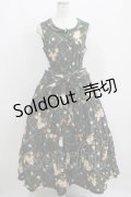 PINK HOUSE / リボン付チェックワンピース Free グリーン H-25-04-16-027-LO-OP-NS-ZH