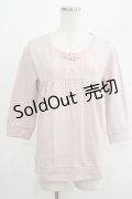 PINK HOUSE / フラワーモチーフトップス L ピンク H-25-04-17-1052-LO-TO-NS-ZH