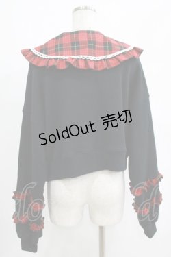 画像3: Angelic Pretty / タータンチェックレッスン付け襟プルオーバー Free ブラック H-25-04-17-1054-AP-TO-NS-ZH