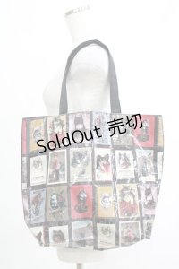 MAM MAXICIMAM / メニーキャットトートバッグ  ブラック H-25-04-17-1060-GO-BG-NS-ZH