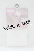m petit by misako / AMブブンレースアミタイツ M-L 白 H-25-04-17-1064-LO-ZA-NS-ZH