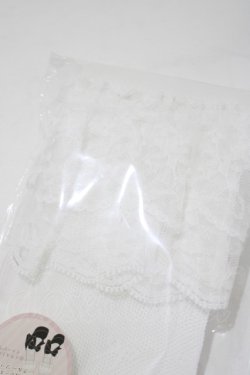 画像2: m petit by misako / AMCSラッセルリボンフリル 23-25ｃｍ 白 H-25-04-17-1065-LO-SH-NS-ZH