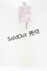 m petit by misako / AMOVKレーシーフリル 23-25cm アイボリー H-25-04-17-1068-LO-ZA-NS-ZH