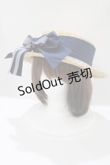 Amavel / カンカン帽  ネイビー H-25-04-17-1074-CA-AC-NS-ZH