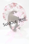 BABY,THE STARS SHINE BRIGHT / シュガーブーケ〜永遠の乙女の憧れ〜柄ボンネット  ピンク H-25-04-17-1075-BA-AC-NS-ZH