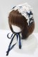 画像1: metamorphose / アンティークブーケヘッドドレス  クラシックブルー H-25-04-17-1078-ME-AC-NS-ZH (1)