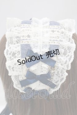 画像2: metamorphose / アンティークブーケヘッドドレス  クラシックブルー H-25-04-17-1078-ME-AC-NS-ZH