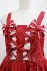 画像4: Angelic Pretty / 肩リボンジャンパースカート Free ワイン H-25-04-17-1008-AP-OP-NS-ZH (4)