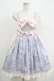 画像1: Lullaby（海外ロリータブランド） / Antique Doll Wallジャンパースカートセット M サックス H-25-04-17-1010-GO-OP-NS-ZH (1)