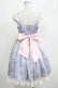 画像3: Lullaby（海外ロリータブランド） / Antique Doll Wallジャンパースカートセット M サックス H-25-04-17-1010-GO-OP-NS-ZH (3)