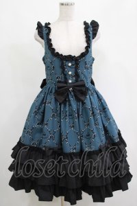 metamorphose / Dressy Ribbon フリルジャンパースカート サイズ1 グリーン H-25-04-17-1013-ME-OP-NS-ZH