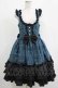 画像1: metamorphose / Dressy Ribbon フリルジャンパースカート サイズ1 グリーン H-25-04-17-1013-ME-OP-NS-ZH (1)