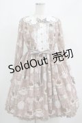 Angelic Pretty / Chocolate Teatimeワンピース Free ブラウン H-25-04-17-1002-AP-OP-NS-ZH