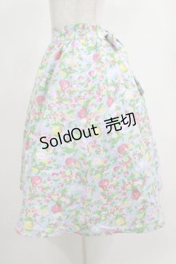 画像2: Fi.n.t / フラワーベース柄スカート Free L,BLUE H-25-04-17-1016-CA-SK-NS-ZH