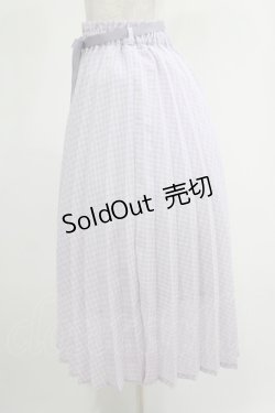 画像2: F&A / チェックアコーディオンプリーツスカート Free LAV×WH H-25-04-17-1020-LO-SK-NS-ZH