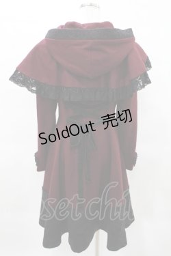 画像3: Sheglit / "Blanchette"ケープコート  ボルドー H-25-04-17-007-EL-CO-KB-ZT-C060