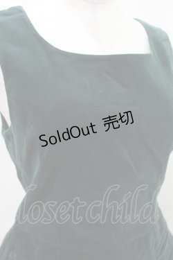 画像3: Jane Marple / ベルベットスクエアドレス M グリーン H-25-10-20-005-JM-OP-KB-ZH