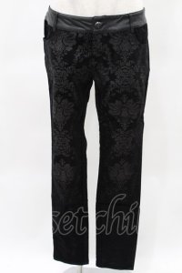 PUNK RAVE / Rock Gothic Printed Pattern Black Pants L ブラック H-25-04-17-022-PU-PA-KB-ZH