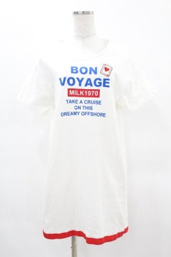 画像1: MILK / BON VOYAGEロングTee  ホワイト H-25-04-18-034-ML-TO-KB-ZH