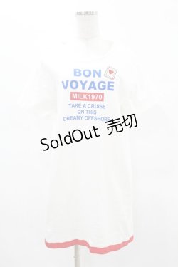画像1: MILK / BON VOYAGEロングTee  ホワイト H-25-04-18-034-ML-TO-KB-ZH
