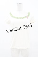 Emily Temple cute / ペイントローズカットソー  オフ H-25-08-10-021-ET-TO-KB-ZH
