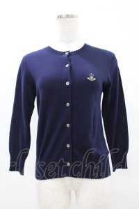 Jane Marple / Angel EMBのカーディガン  ネイビー H-25-04-18-048-JM-TO-KB-ZH