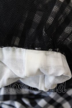 画像3: Candy Stripper / TULLE PUFF GINGHAM SHIRT 2 黒 H-25-04-18-051-PU-BL-KB-ZH