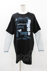 Candy Stripper / FROOTLOOP LAYEREDワンピース 2 ブラック H-25-04-18-052-PU-OP-KB-ZH
