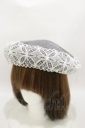 m petit by misako / TT*AMレースBベレー  グレー H-25-04-18-1001-LO-AC-NS-ZH