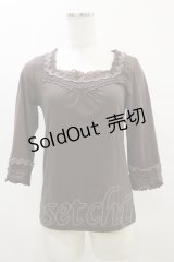 axes femme / ストーン使いプルオーバー M ブラウン H-25-04-18-1046-AX-TO-NS-ZH