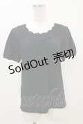 axes femme / ストーン使いプルオーバー M ブラック H-25-04-18-1048-AX-TO-NS-ZH